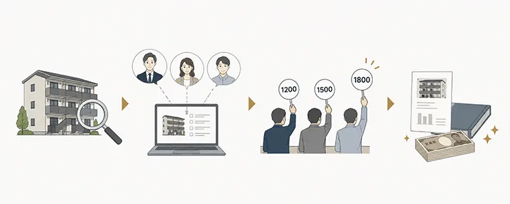破産業務フォローのコンサル結果を示す図