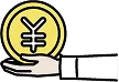 お金のリスクのイラスト